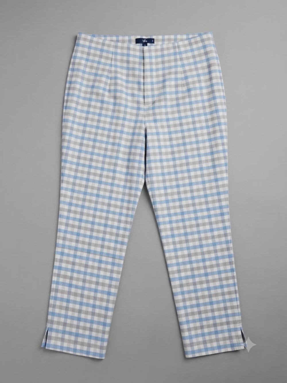 Lisette Montréal Plaid Slim Ankle Pants Made In Canada ~ Size 12